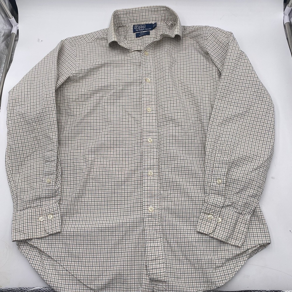 Polo Ralph Lauren Regent Classic Fit Plaid‎ Button Down Long Sleeve Shirt Medium